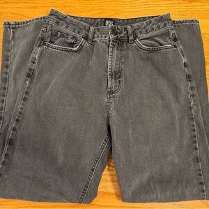Urban Outfitters BDG Mom Grey Jeans High Rise Acid Washed W28